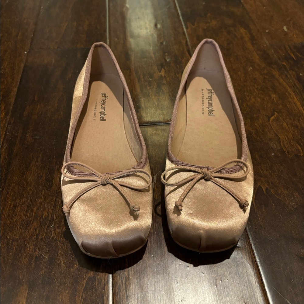 Jeffrey Campbell satin ballet flats